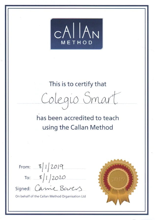 Certificado Callan